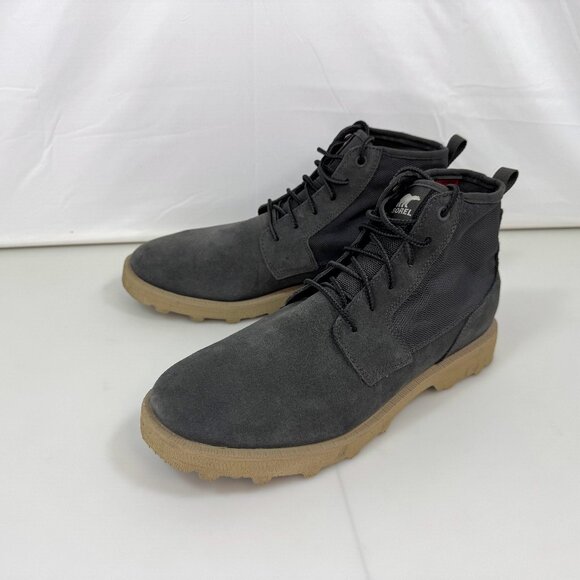 Sorel Caribou OTM Men's Size 10.5 Chukka Waterproof Suede & Nylon Boots NWOB - Picture 1 of 10